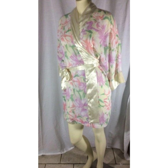 Victoria's Secret Robe Sheer and Floral One Size - Picture 10 of 16